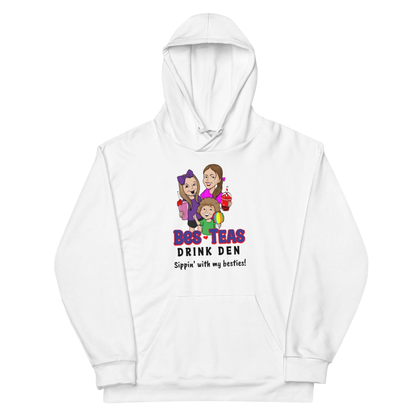 Official BesTEAS Drink Den Slogan Hoodie
