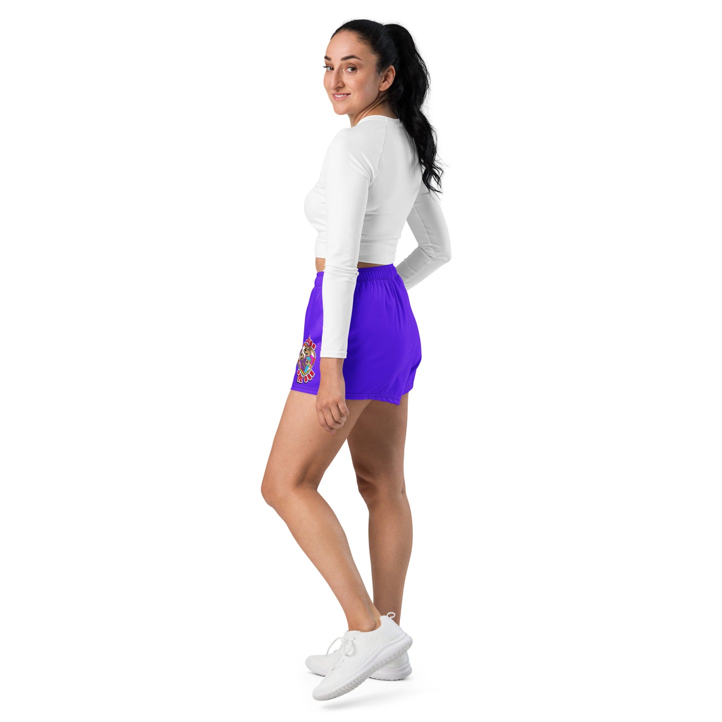 Purple BesTEAS Women’s Athletic Shorts