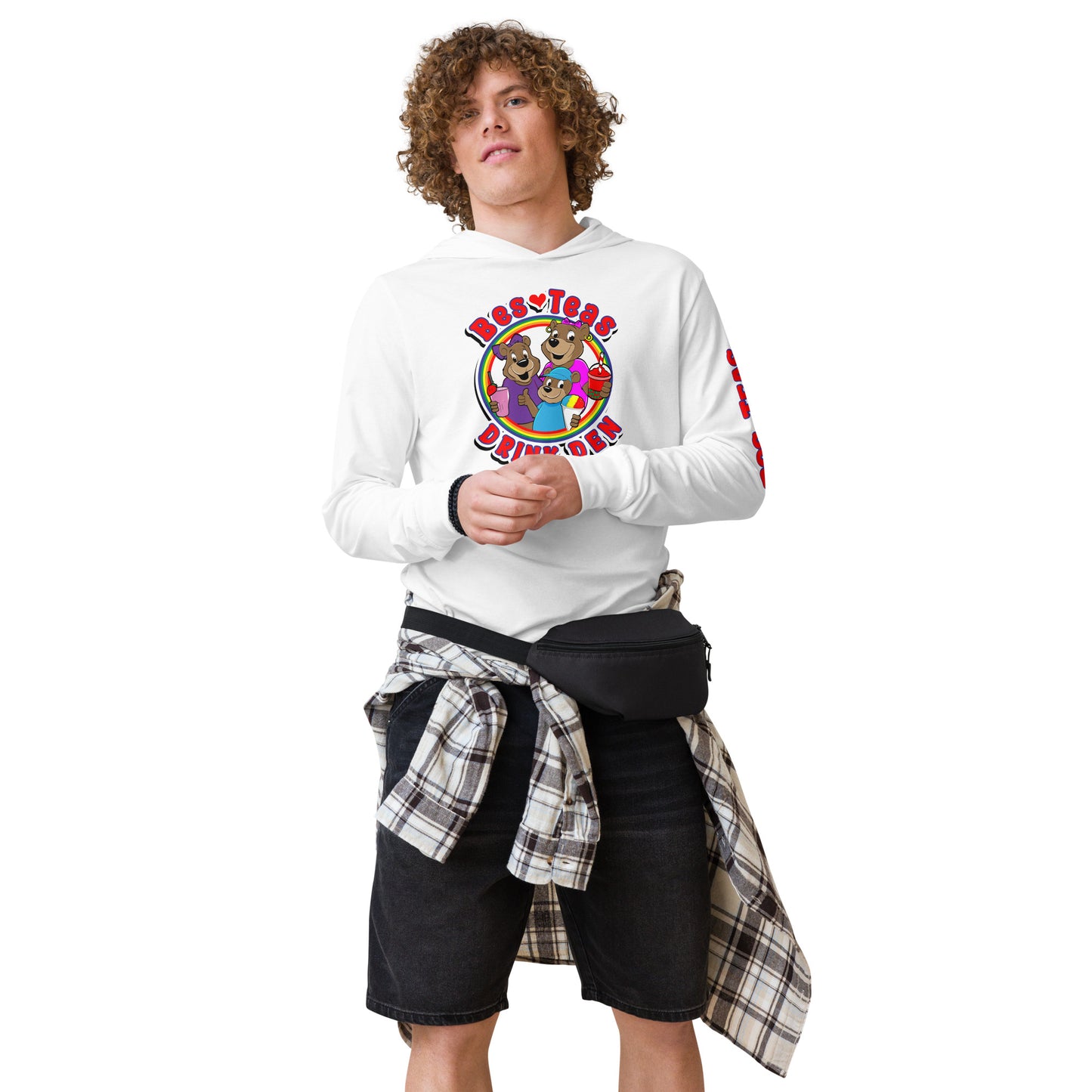 BesTEAS Hooded Long Sleeve Tee