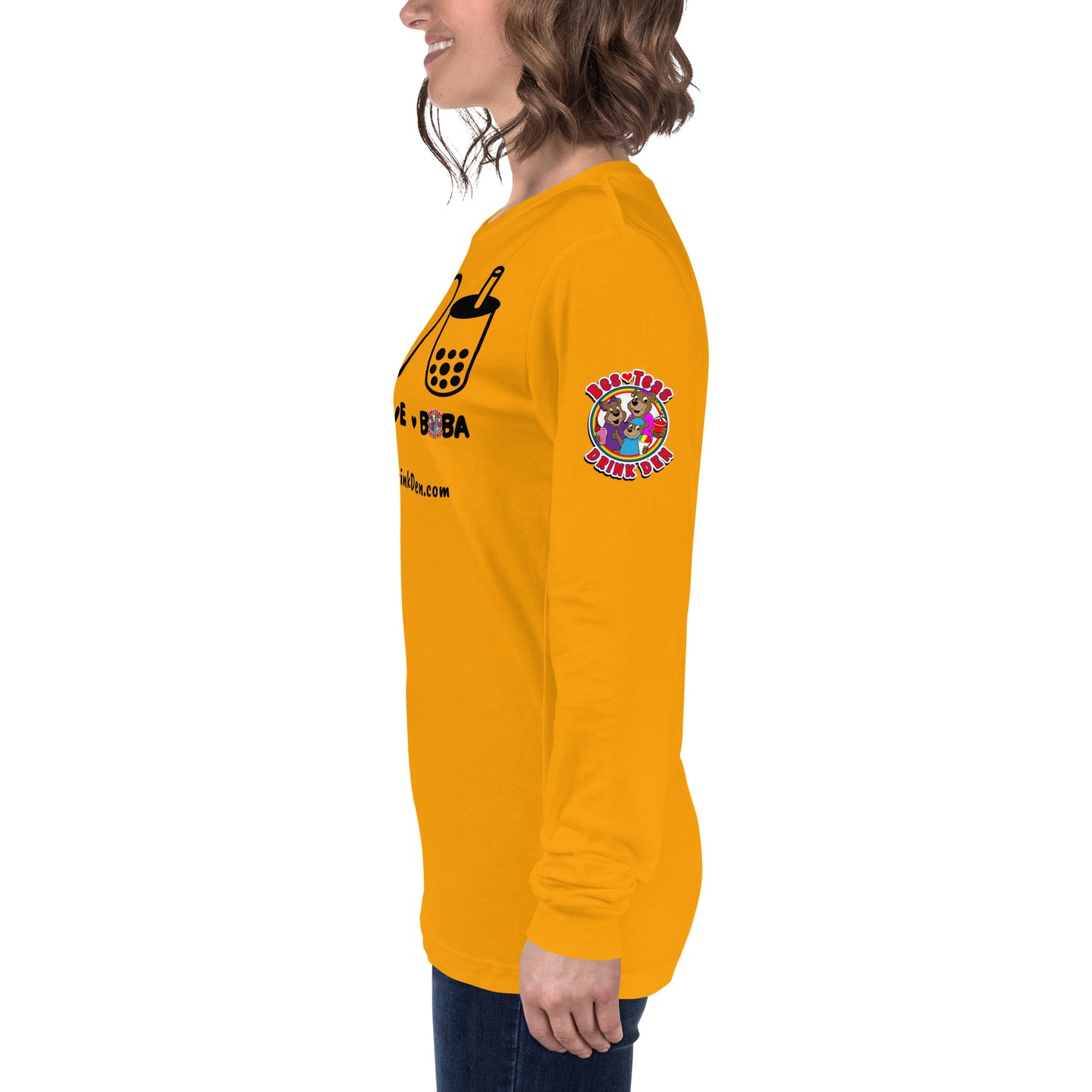 "PEACE, LOVE, BOBA" BesTEAS Long Sleeve Tee