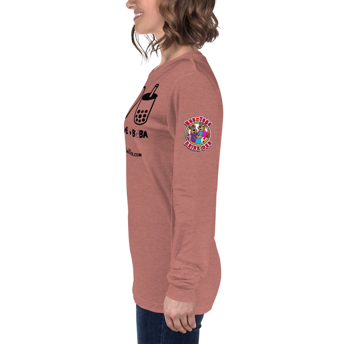 "PEACE, LOVE, BOBA" BesTEAS Long Sleeve Tee
