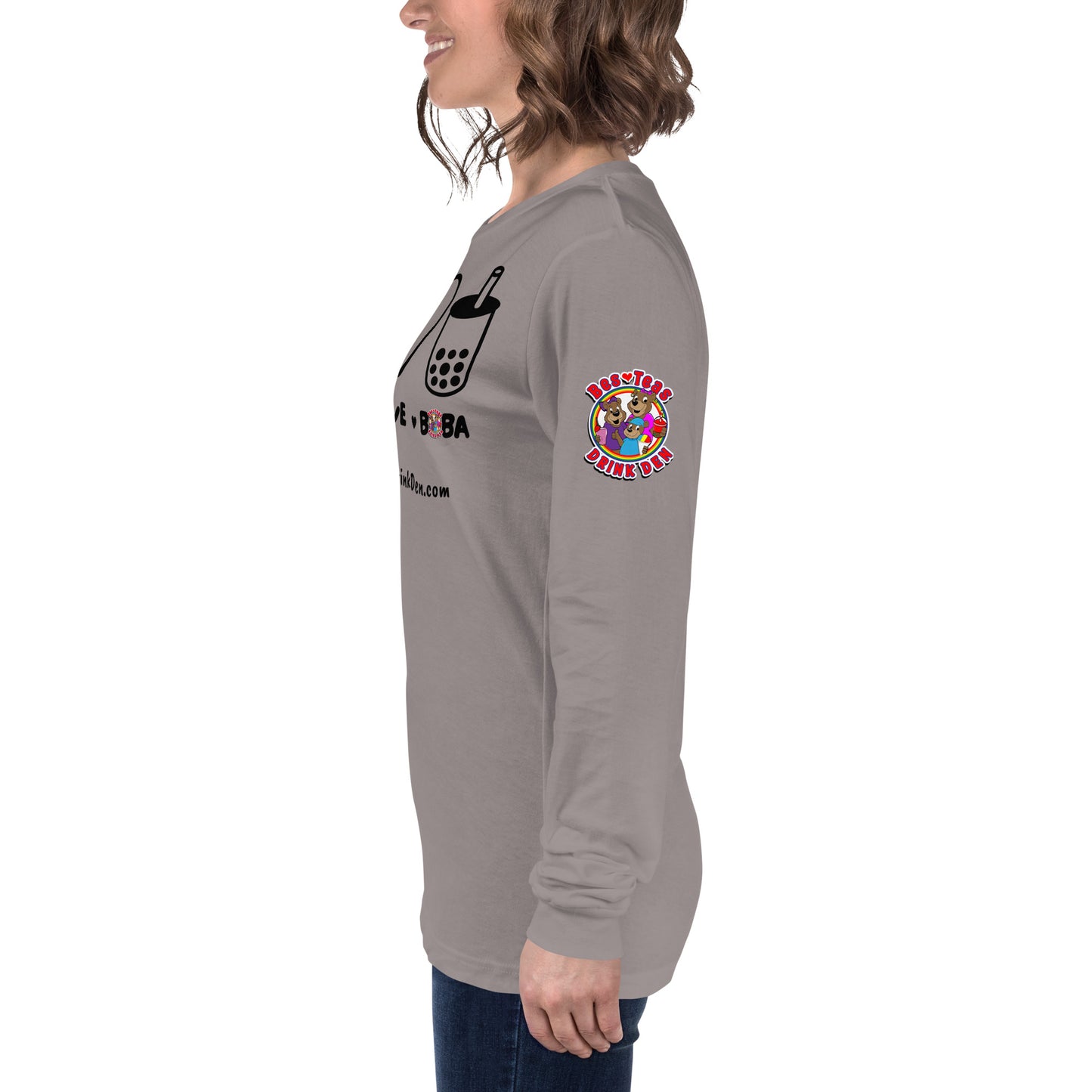 "PEACE, LOVE, BOBA" BesTEAS Long Sleeve Tee