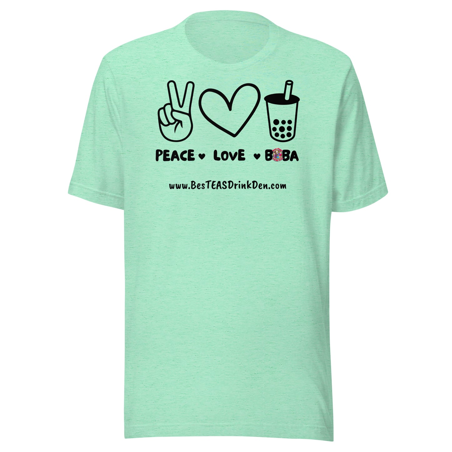 "PEACE, LOVE, BOBA" T Shirt