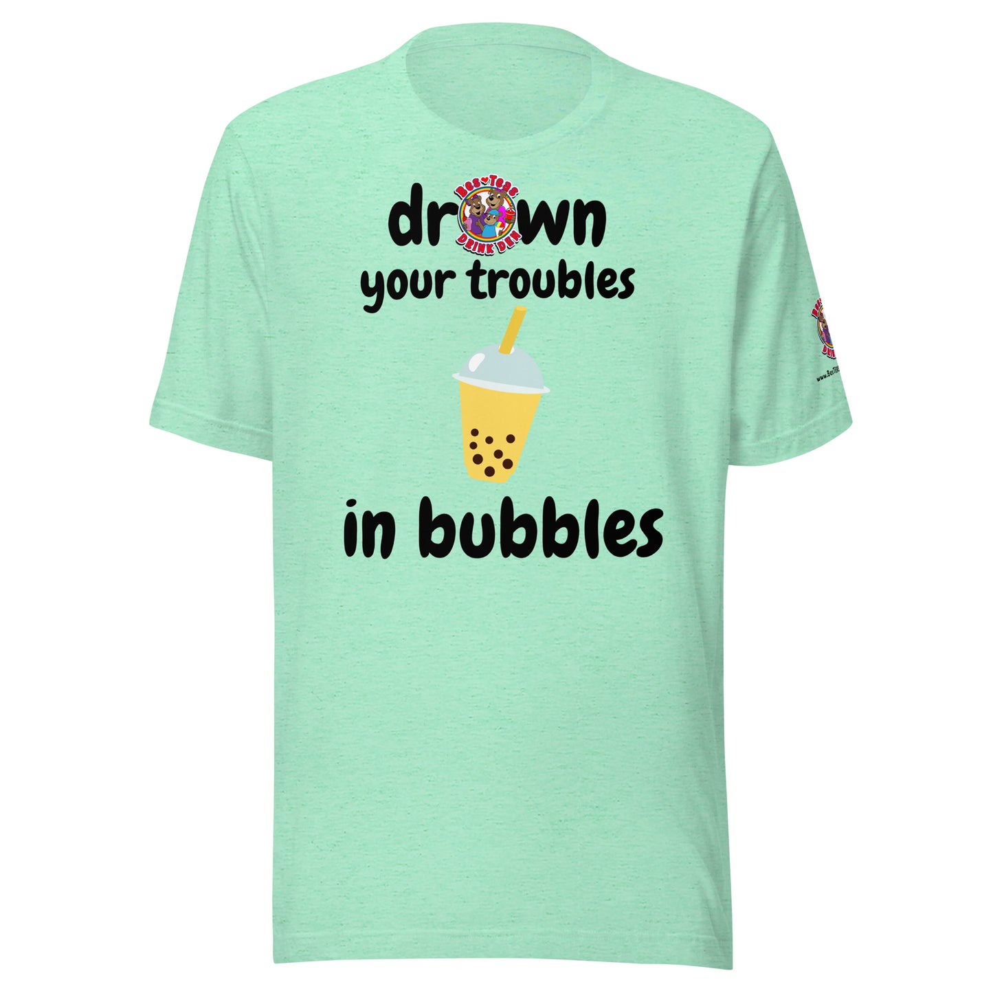 "Drown your troubles in bubbles" T Shirt