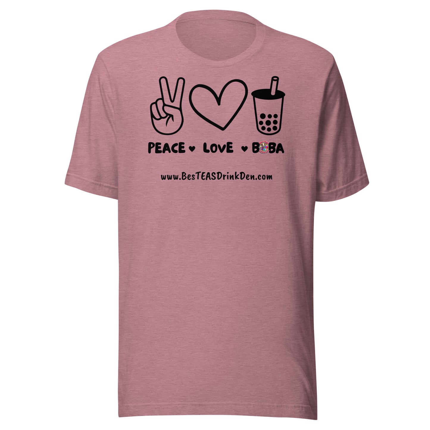 "PEACE, LOVE, BOBA" T Shirt