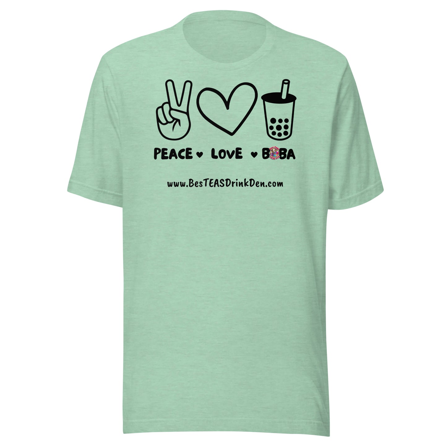 "PEACE, LOVE, BOBA" T Shirt