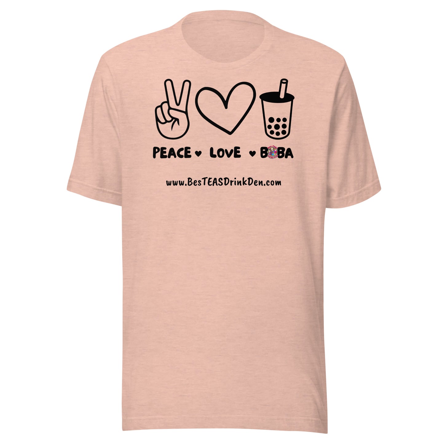 "PEACE, LOVE, BOBA" T Shirt
