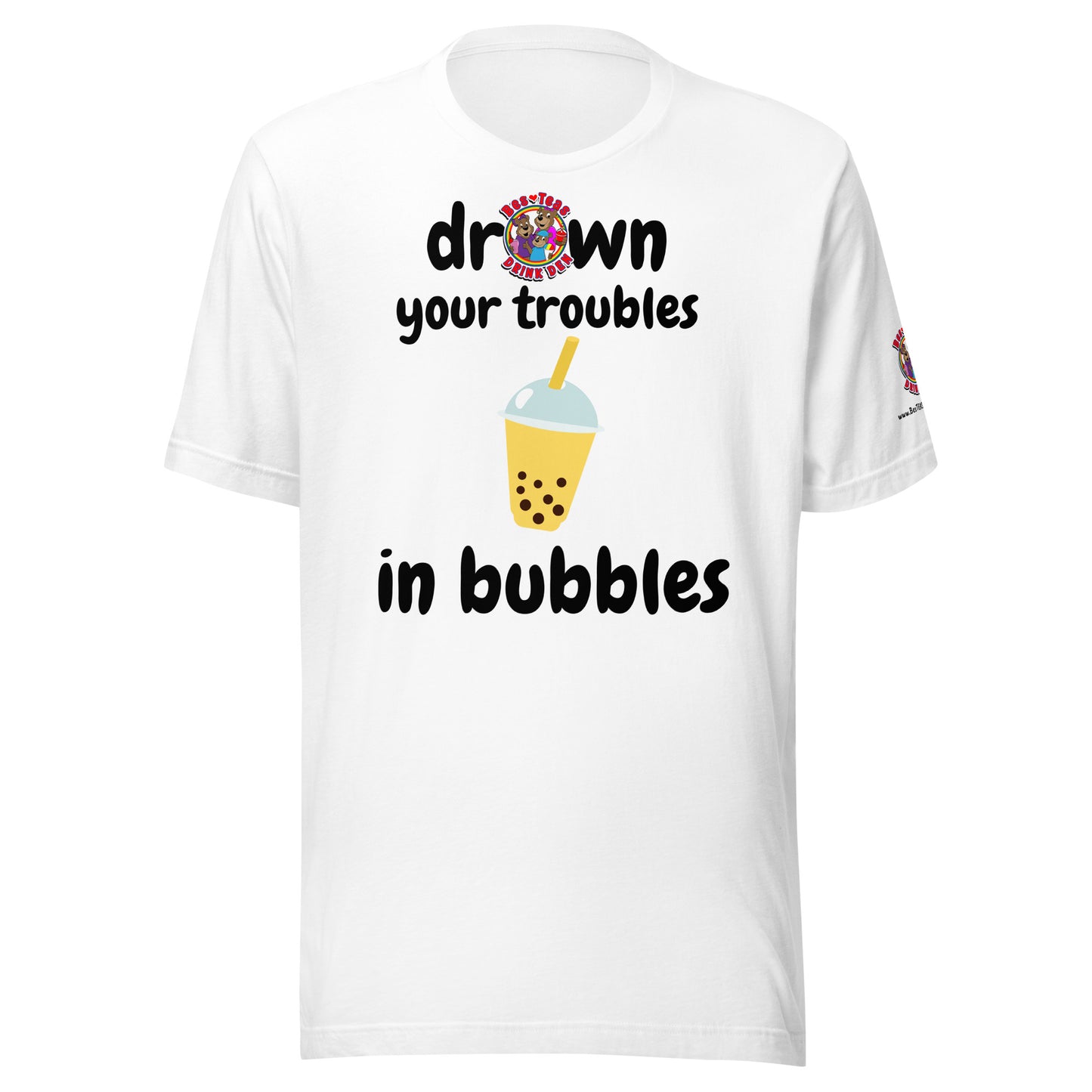 "Drown your troubles in bubbles" T Shirt