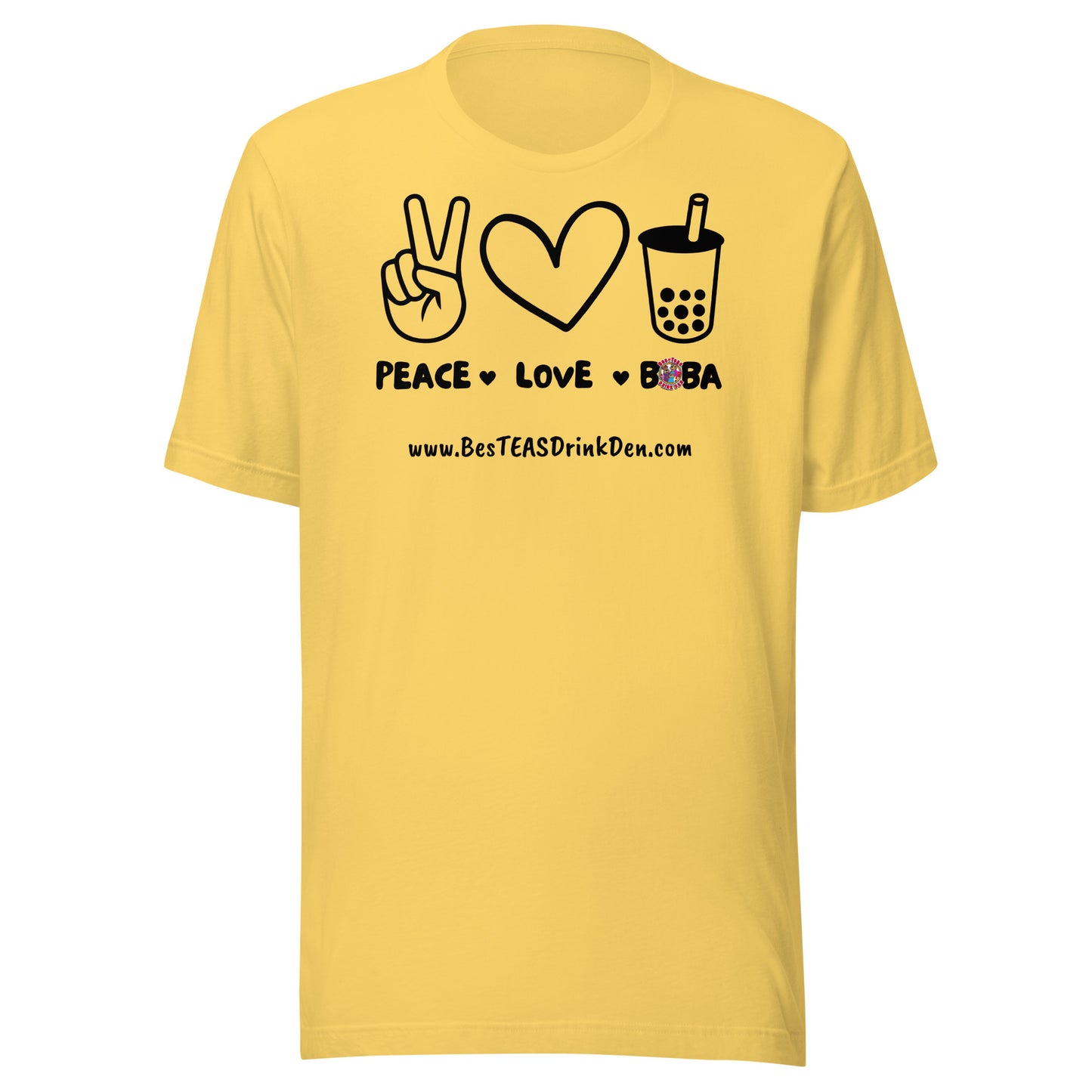 "PEACE, LOVE, BOBA" T Shirt