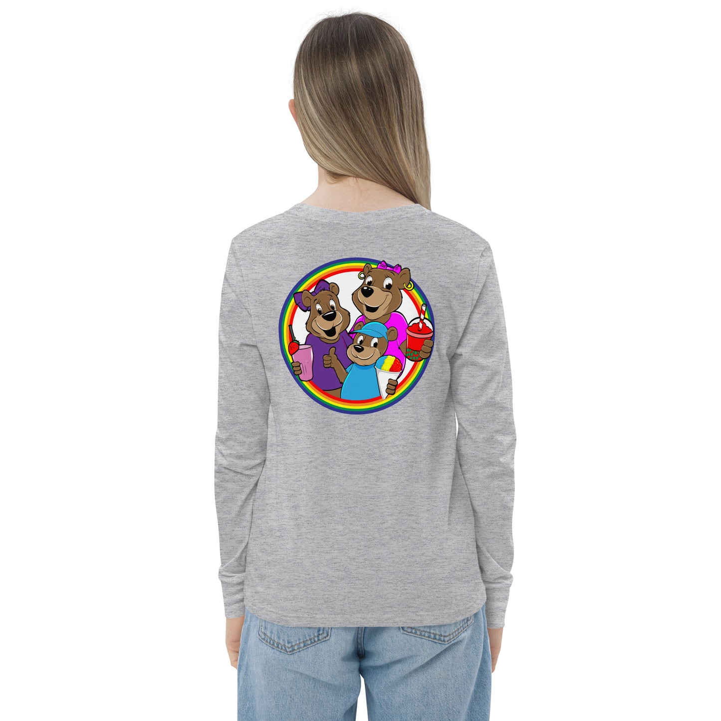 "You Had Me At Boba" BesTEAS Youth Long Sleeve Tee