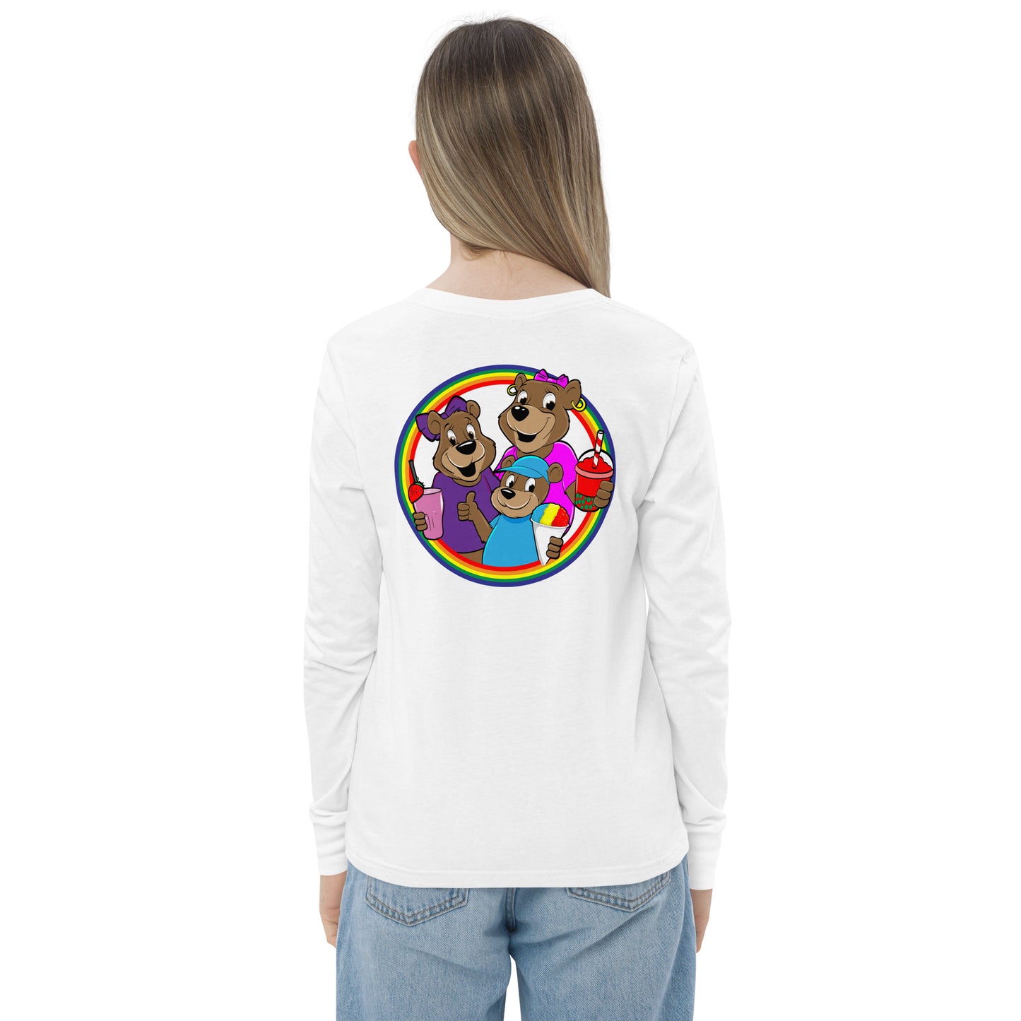 "You Had Me At Boba" BesTEAS Youth Long Sleeve Tee