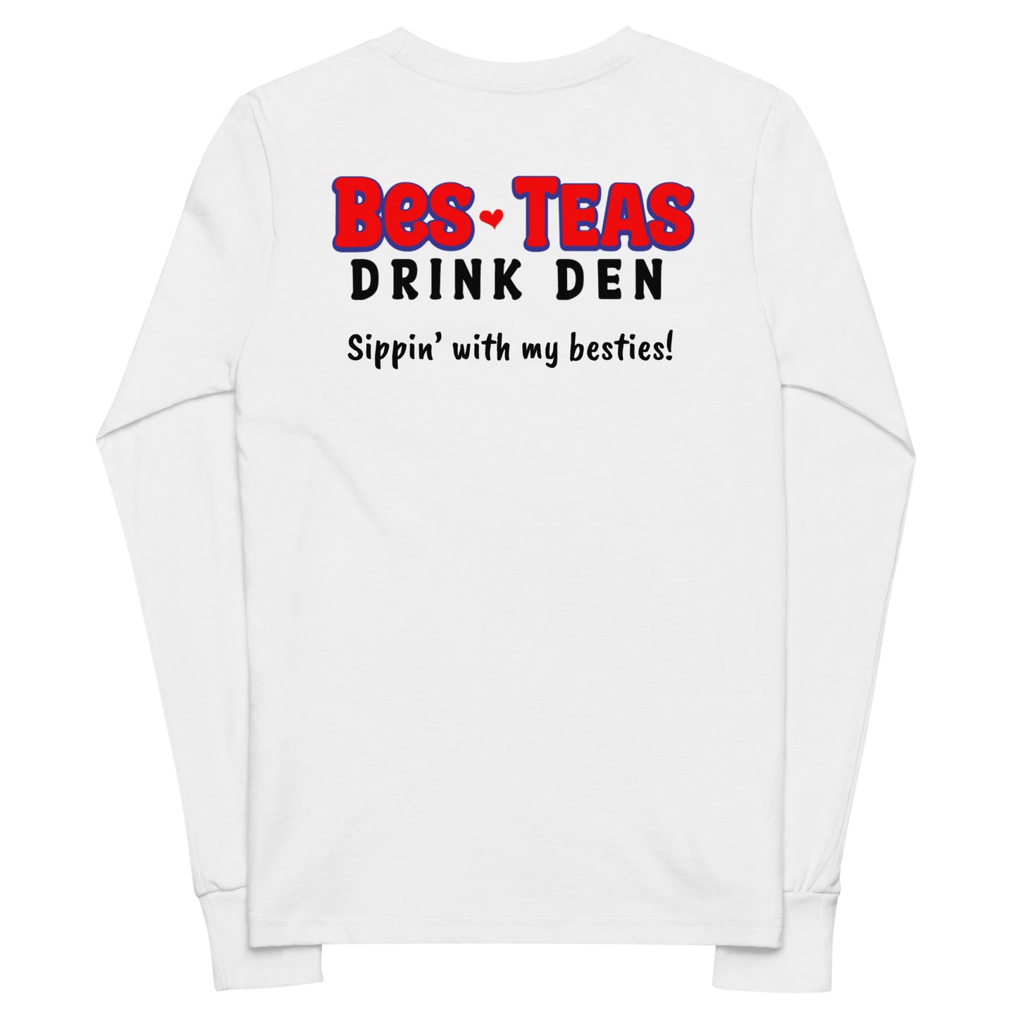 "It's a Boba Tea Kind of Day" BesTEAS Youth Long Sleeve Tee