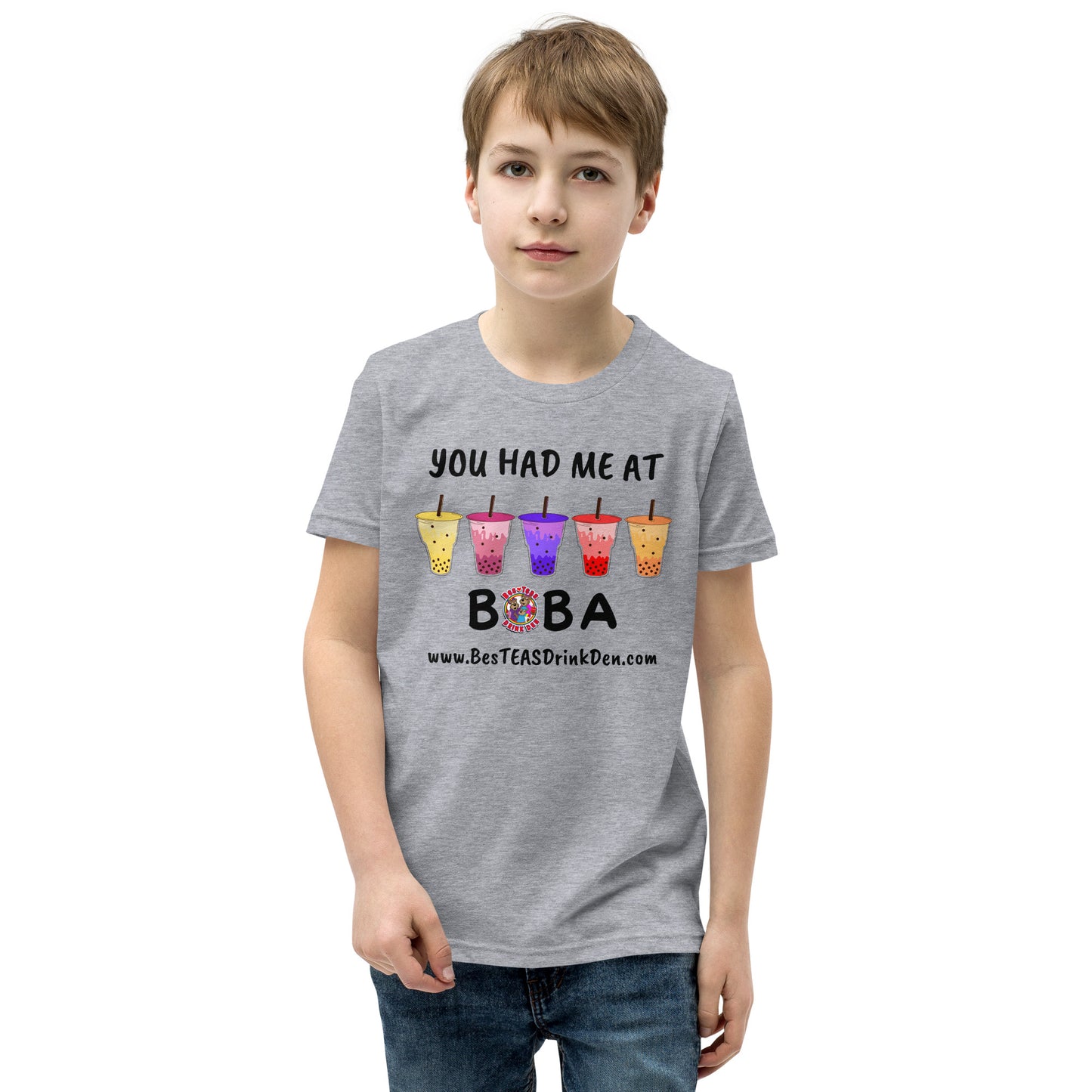 "You Had Me At Boba" BesTEAS Youth T-Shirt