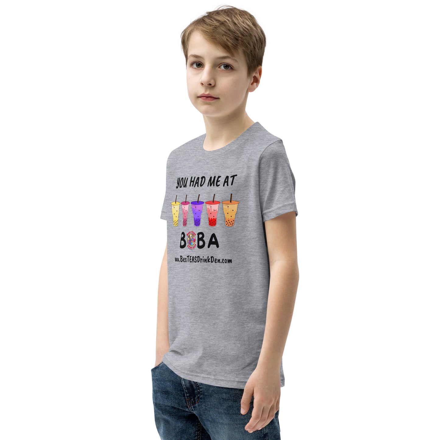 "You Had Me At Boba" BesTEAS Youth T-Shirt