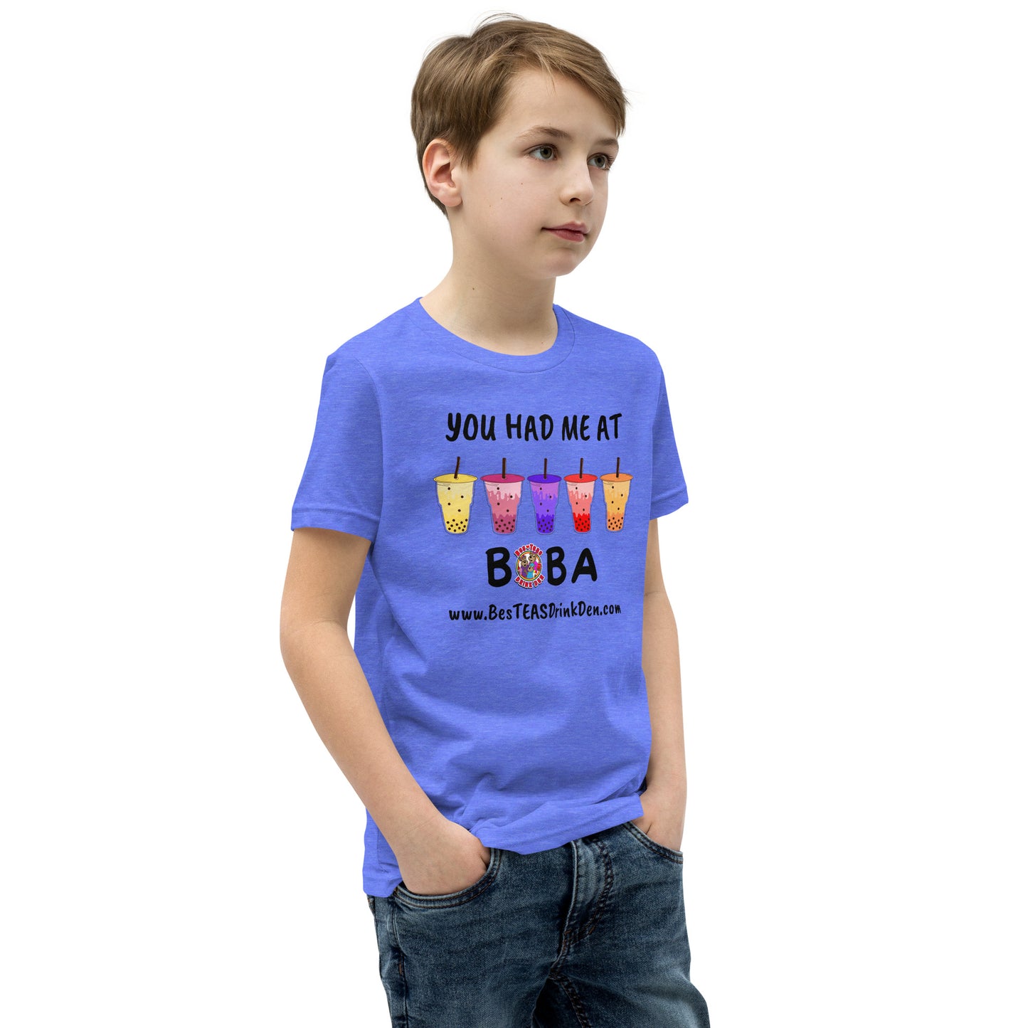"You Had Me At Boba" BesTEAS Youth T-Shirt
