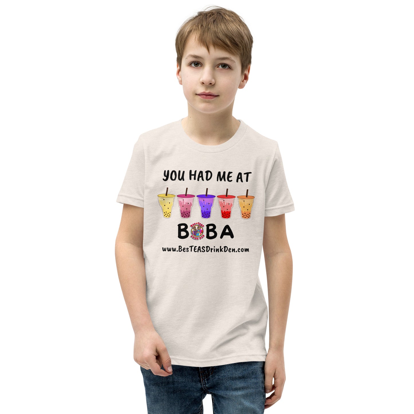 "You Had Me At Boba" BesTEAS Youth T-Shirt