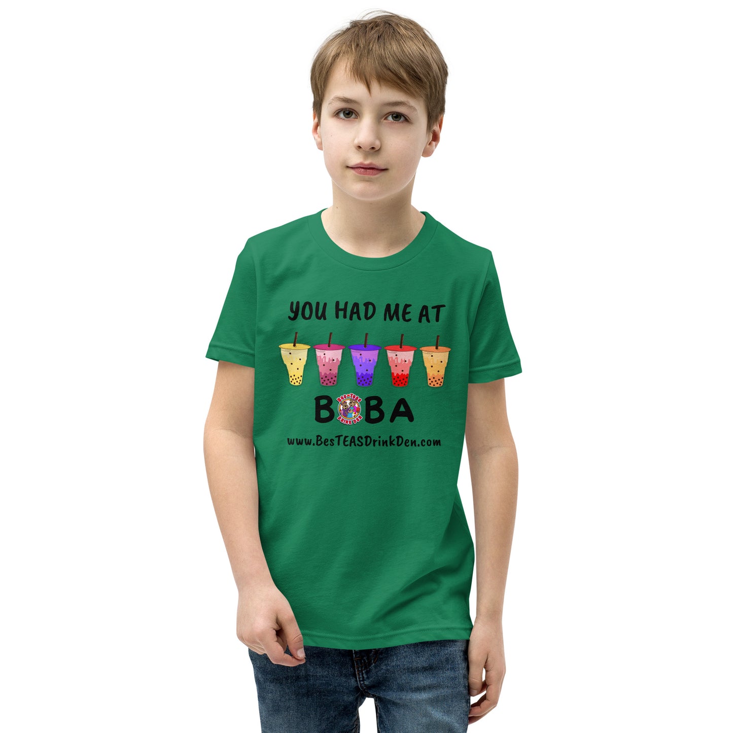 "You Had Me At Boba" BesTEAS Youth T-Shirt