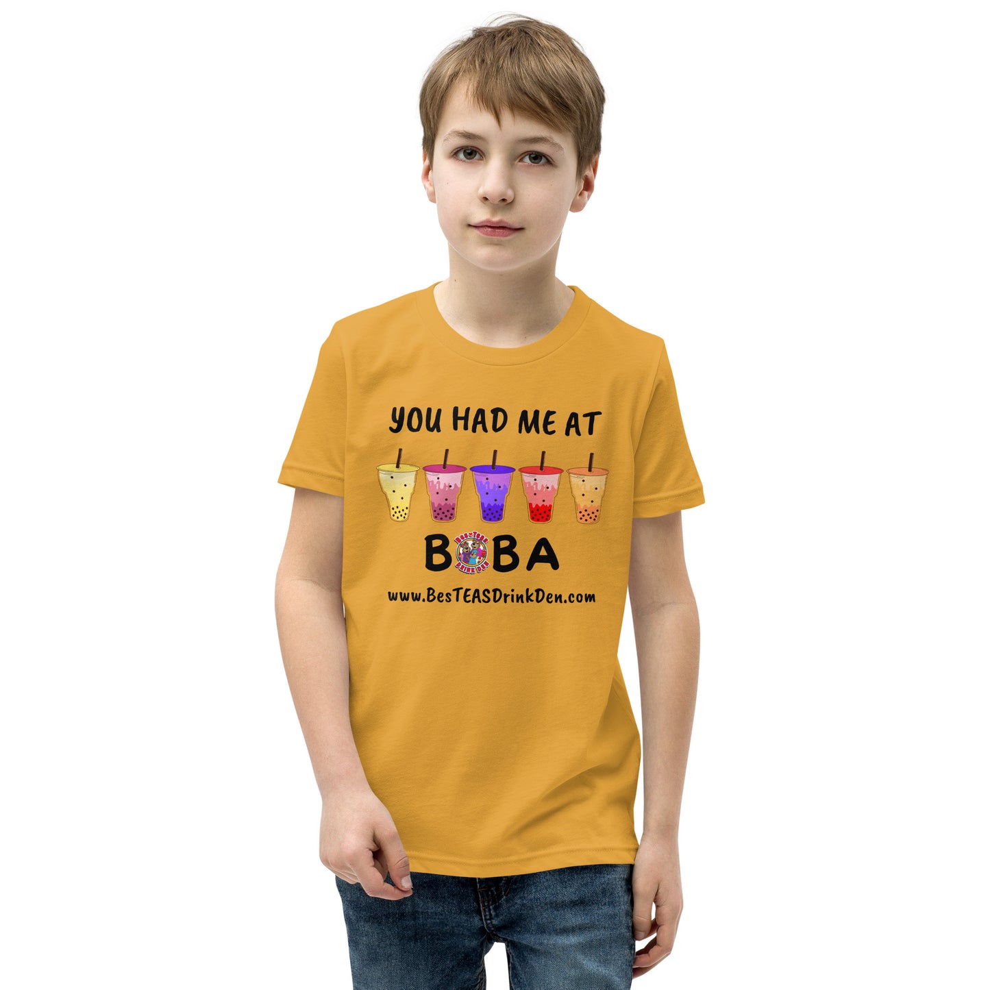 "You Had Me At Boba" BesTEAS Youth T-Shirt