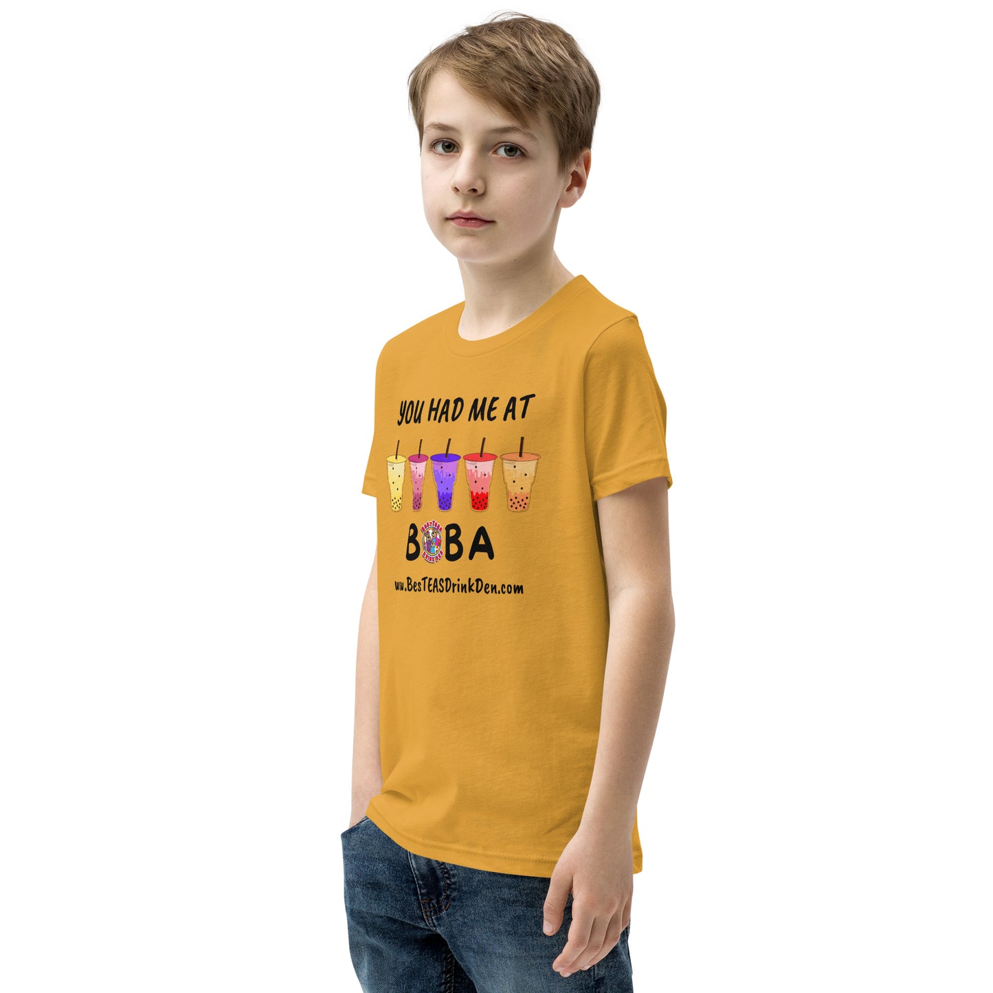 "You Had Me At Boba" BesTEAS Youth T-Shirt
