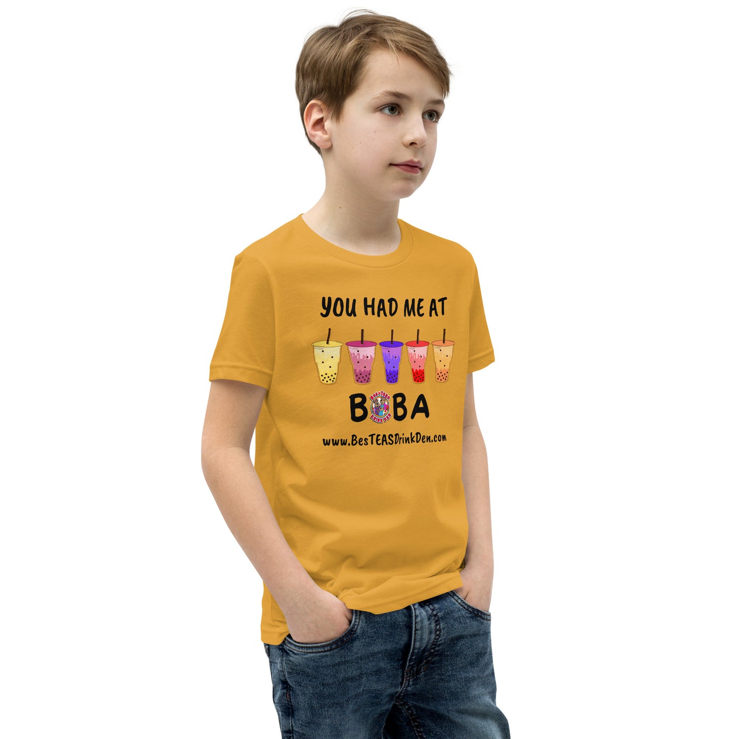 "You Had Me At Boba" BesTEAS Youth T-Shirt