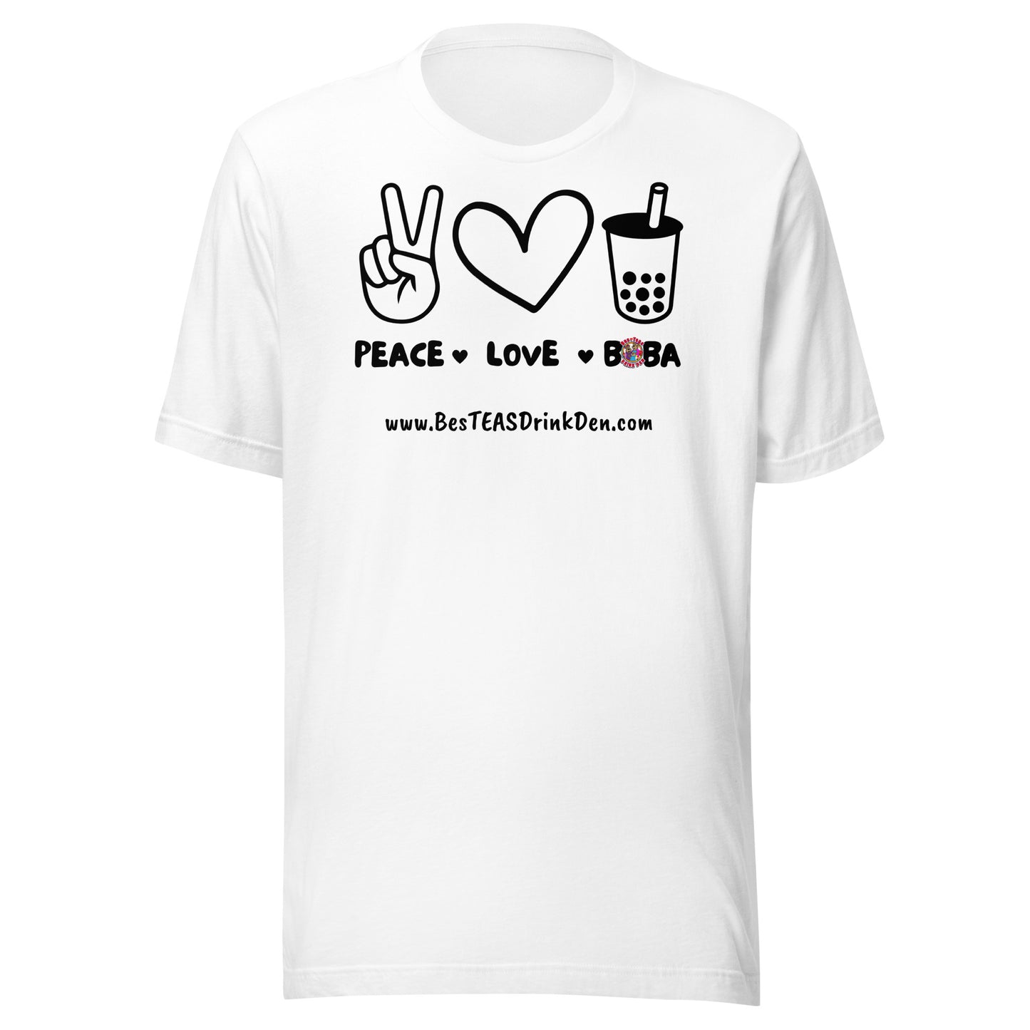 "PEACE, LOVE, BOBA" T Shirt