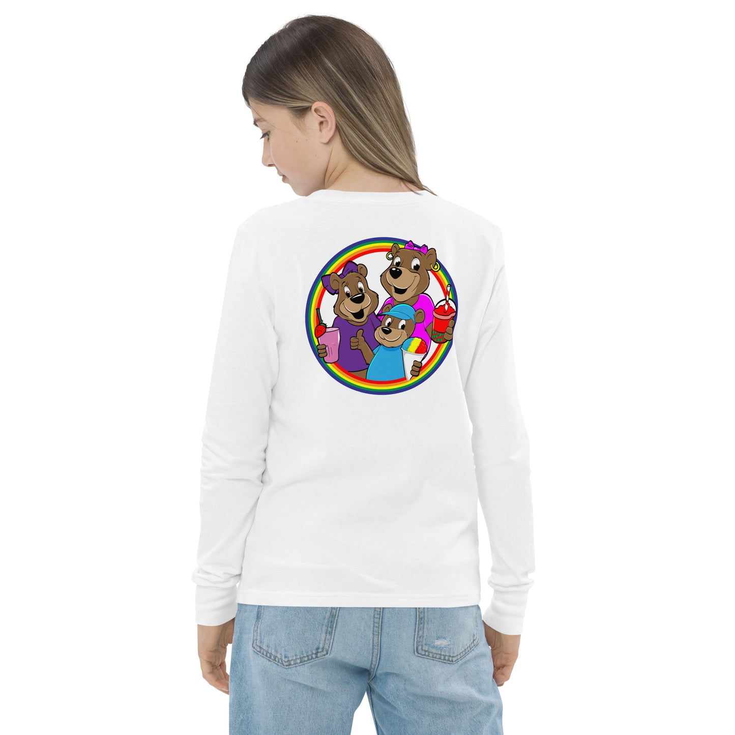 "You Had Me At Boba" BesTEAS Youth Long Sleeve Tee