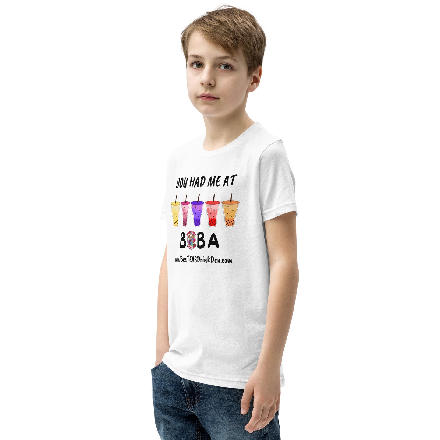 "You Had Me At Boba" BesTEAS Youth T-Shirt